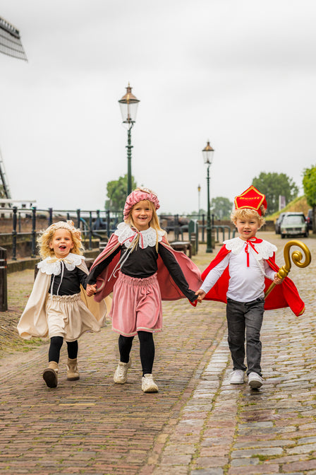 Pietenmuts Gepersonaliseerd – Oudroze met strik
