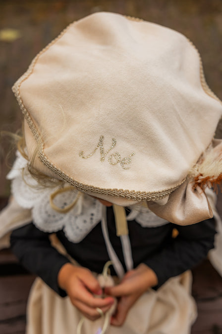 Pietenmuts Gepersonaliseerd – Creme met Strik