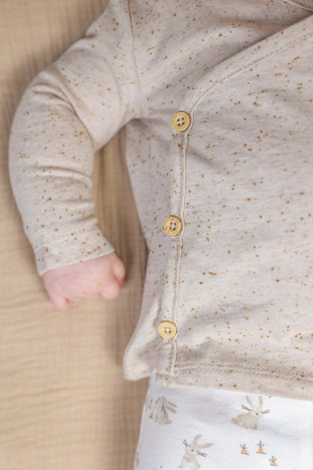 Vestje overslag Nappy Sand