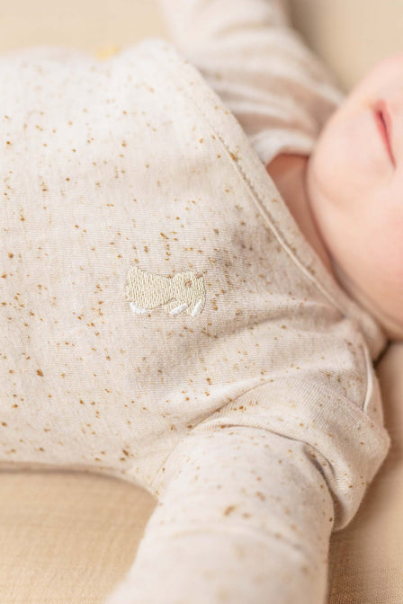 Vestje overslag Nappy Sand