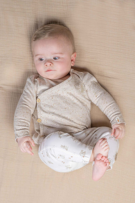 Vestje overslag Nappy Sand