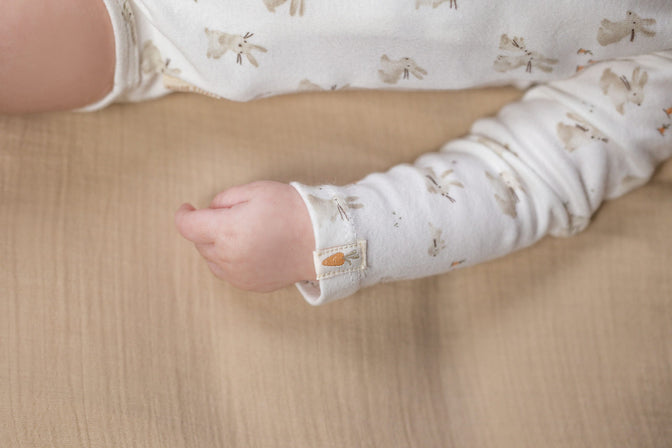 Baby Bunny Langarm-Wickel-Strampler - Little Dutch