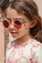 Zonnebril Flower Glitter Rose 5-10 Jaar
