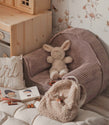Rib Chair Magenta Grey - mit gesticktem Namen