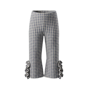 Your Wishes - Check Flared Legging