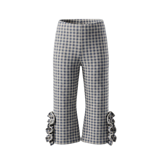 Your Wishes - Check Flared Legging