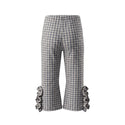 Your Wishes - Check Flared Legging