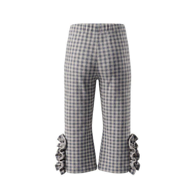 Your Wishes - Check Flared Legging