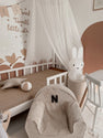 Rib stoel Off White - met geborduurde naam