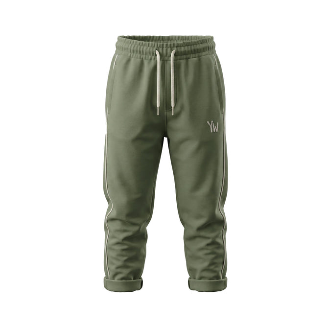Your Wishes - Solid Wide Jogger Groen