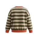 Your Wishes - French Stripe Sweat Groen