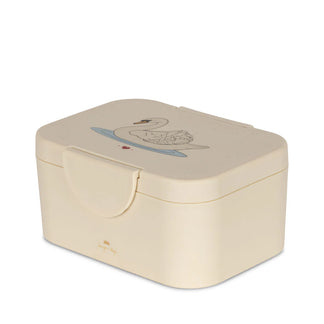 Lunch box Swan off white