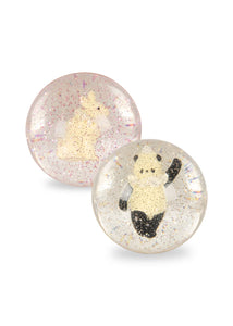 Stuiterballen Bunny/Panda - Set van 2