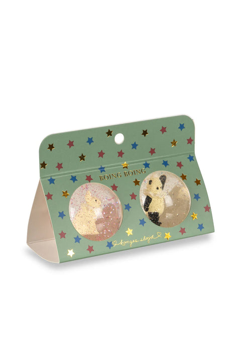 Stuiterballen Bunny/Panda - Set van 2