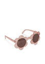 Zonnebril Flower Glitter Rose 5-10 Jaar