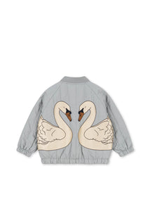 Juno Bomber Jacket - Sleet Swans