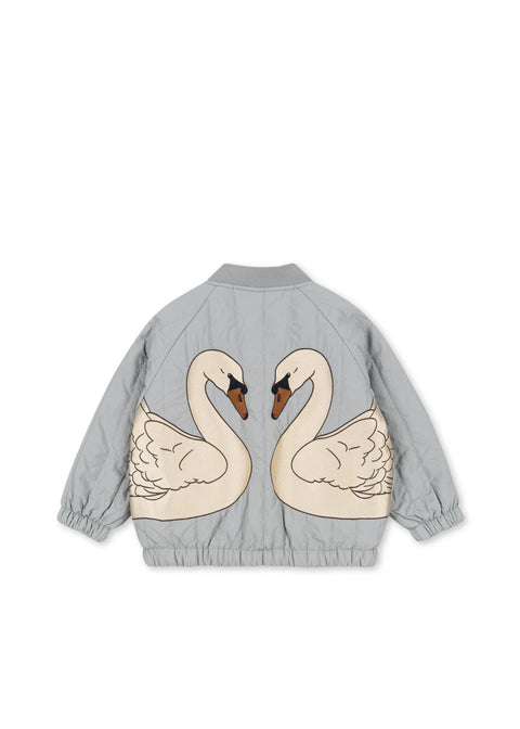 Juno Bomber Jacket - Sleet Swans