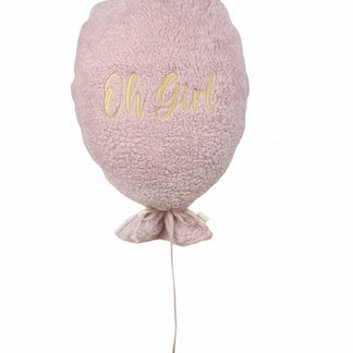 Ballon Kussen Fluffy - Roze