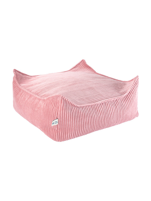 Pouf carré en mousse rose - WigiWama