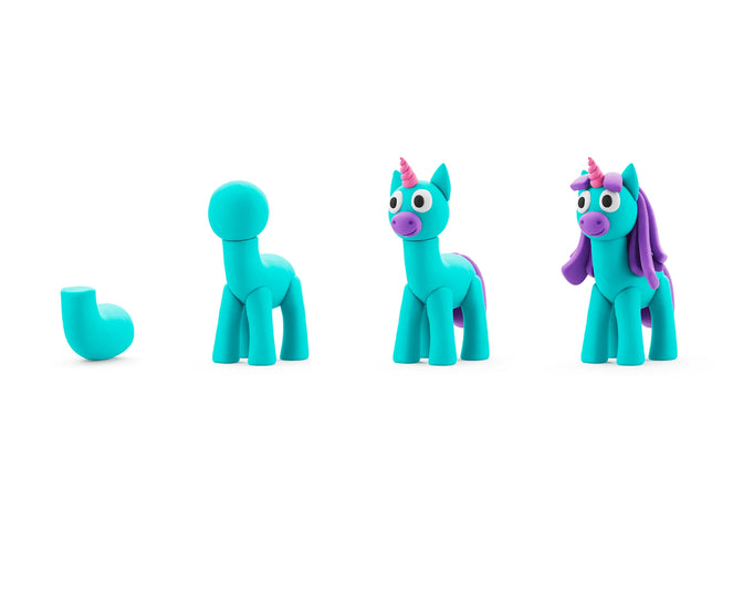 HeyClay - Rainbow Unicorn Rainy 3 stuks