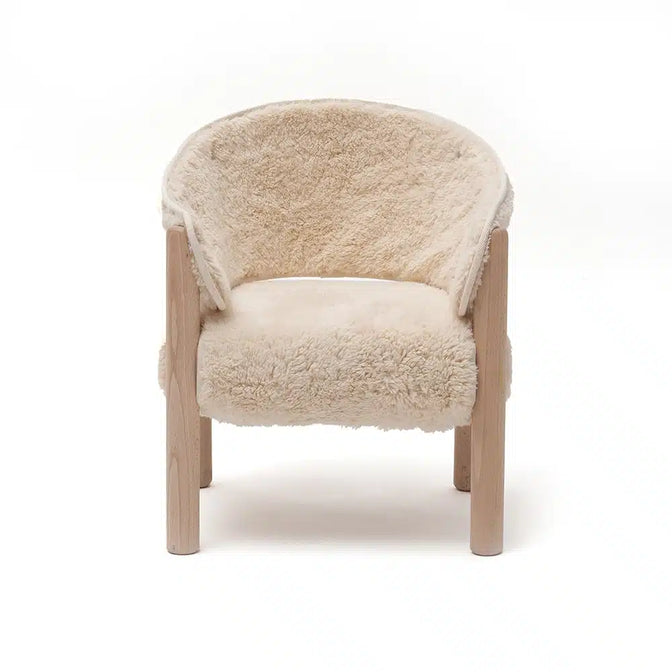 Charlie Crane SABA FUR MILK Stuhl