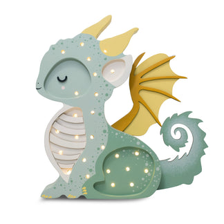 Baby Dragon Lamp Hunter Green Nachtlamp
