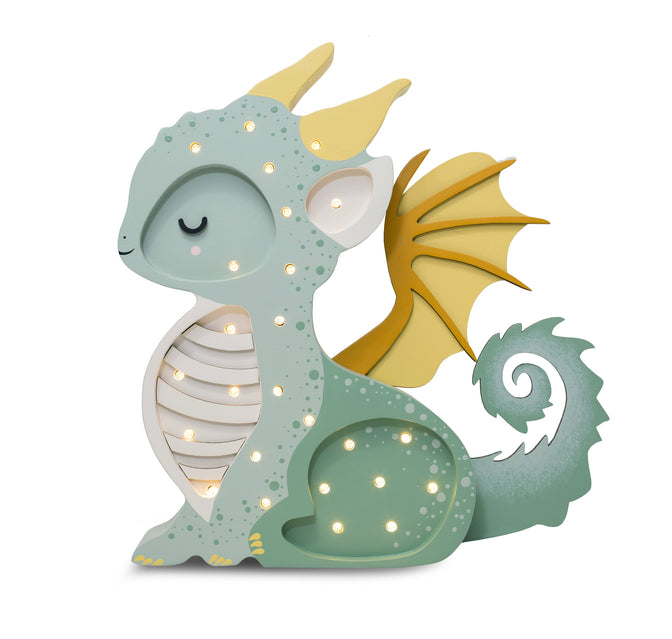 Baby Dragon Lamp Hunter Green Nachtlamp