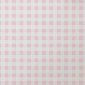Roze Gingham Ruit Behang - Happy Wall