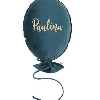 Ballon Kussen Deluxe - Teal Blauw
