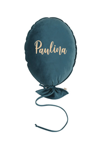 Ballon Kussen Deluxe - Teal Blauw