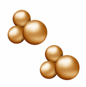 Herbruikbare Ballonslinger van 3 Goud set van 2 - Balloony