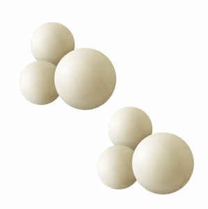 Herbruikbare Ballonslinger van 3 Créme set van 2 - Balloony