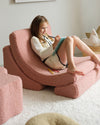 Chaise Lune Rose Goyave - WigiWama