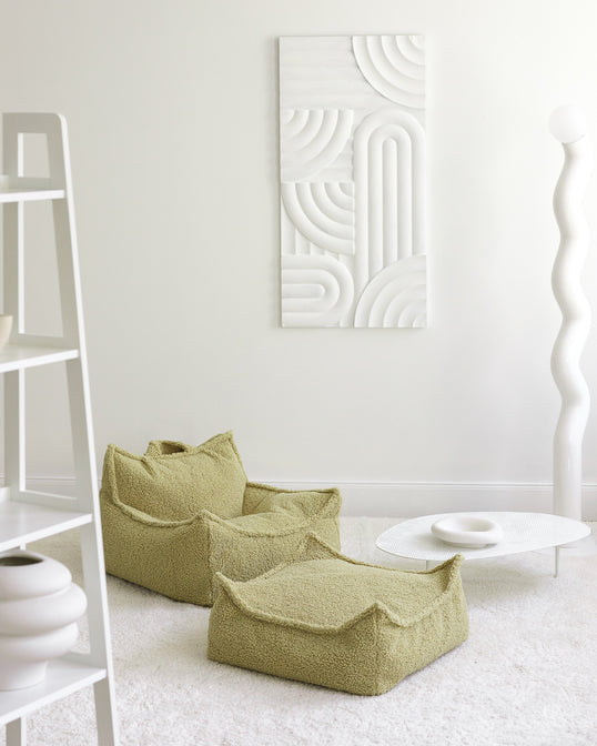 Fauteuil poire Matcha - WigiWama