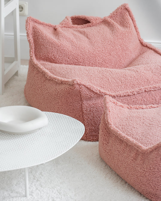 Square Ottoman Guava Pink - WigiWama