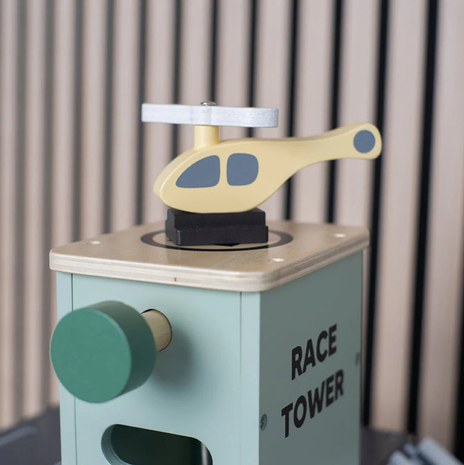 Food truck en bois avec accessoires