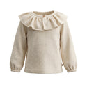 Your Wishes - Mini Jacquard Ruffle Collar Longsleeve