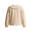 Your Wishes - Twill Woven Collar Blouse