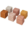 Gloria dobbelstenen 6 stuks Tuscany rose multi mix