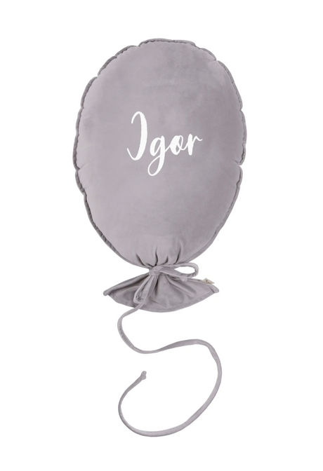 Ballon Kussen Deluxe - Zilver-Grijs