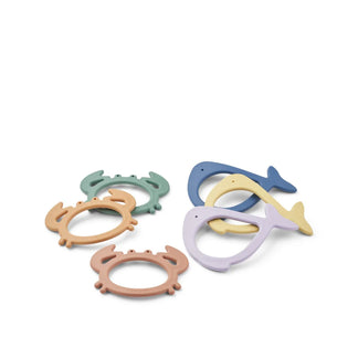 Calisto Sea Creature Duikringen 6-Pack