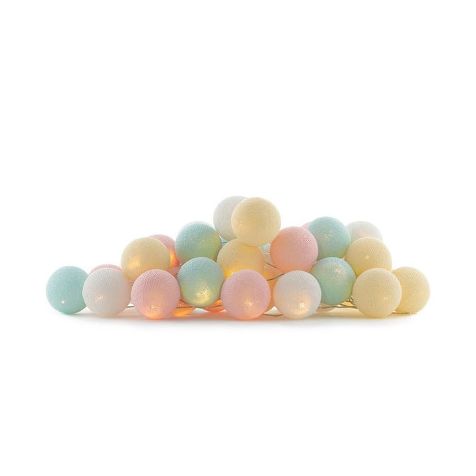 Lichtslinger Pastel 35 Cotton Ballen - Cotton Ball Lights