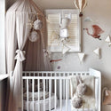 Bedhemel Tule met pompons