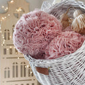 Bedhemel Tule met pompons