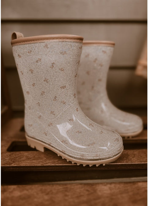 Wellies Regenlaarzen Flower Buds Glitter