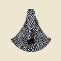 Kinder Draagzak Zwart Zebra - Wildride