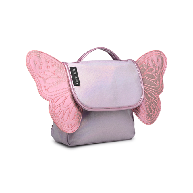 Rucksack Butterfly Shiny Purple - Caramel &amp; Cie