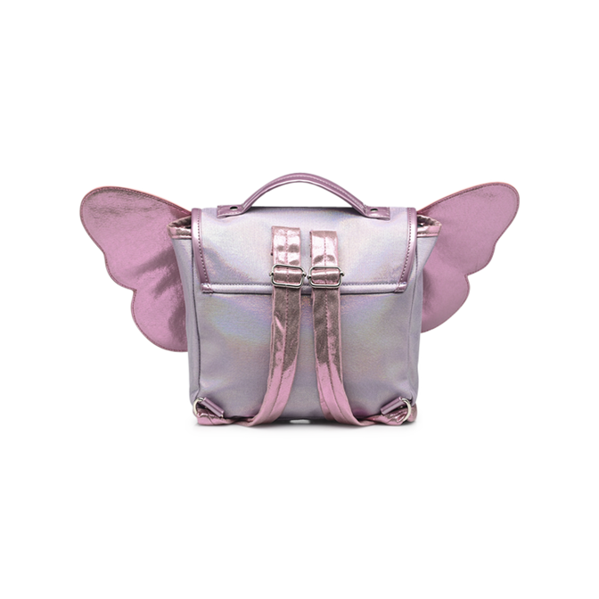 Rucksack Butterfly Shiny Purple - Caramel &amp; Cie