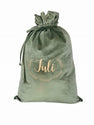 Gift bag forest green with name