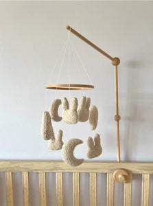 Mobile Boucle Lapin & Lune
